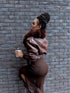CHOCO jacket with choco fur "SAPPHIRE" CV2183 PRE-ORDER